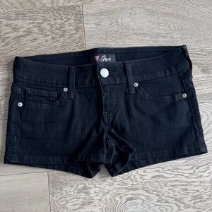 Guess Women's Black Denim Jean Shorts Size 27